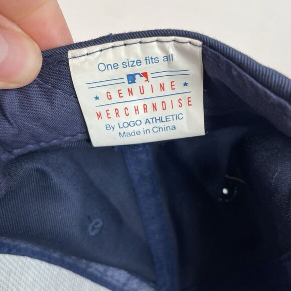 Vintage Anaheim Angels SnapBack Hat, Dark Blue, Logo Athletic, Wing Logo - Picture 7 of 9